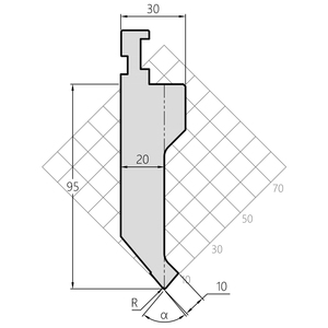 Punzone e Matrice per Pressa Piegatrice OIVACO, Utensili Resistenti all'Usura per Macchine <span class=keywords><strong>Piegatrici</strong></span> Amada <span class=keywords><strong>Trumpf</strong></span> Bystronic - Product Image 5