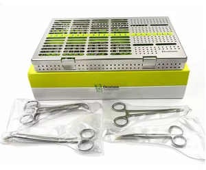 طقم زرع الأسنان دينتيوم 18 قطعة، طقم جراحي أصلي 100٪ لأدوات طب الأسنان وزرع اللثة والأسنان - Product Image 1