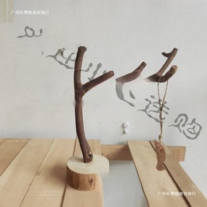 Solid Wood <b>Tree</b> Branch Display <b>Stand</b> For Jewelry And Decorations - Product Image 4
