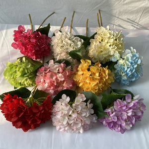 Simulated Hydrangea Artificial <b>Flowers</b> High Simulation Wedding Home Decor Props - Product Image 2