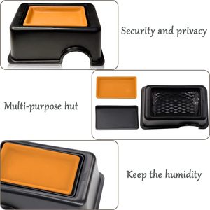 ชุดกล่องเพาะพันธุ์สัตว์เลื้อยคลานแบบพกพา กล่องให้อาหารและฟักไข่กิ้งก่า ตู้เลี้ยงงูขนาดเล็ก <span class=keywords><strong>บ้าน</strong></span>พลาสติกใส - Product Image 5