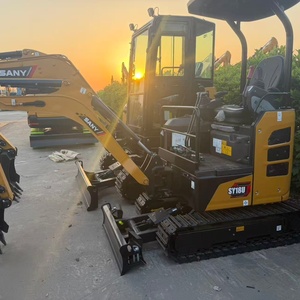 Mini-excavatrice Sany SY18U d'occasion haute performance, moteur Yanmar, 1,8 tonne, avec moteur, boîte de vitesses, pompe et roulement, pour travaux agricoles et de terrassement - Product Image 3