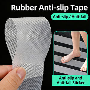 Autocollants antidérapants transparents invisibles en PE/PVC acrylique, tapis antidérapants transparents, tapis, moquettes, canapés, forte adhérence, réutilisables - Product Image 1