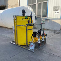 Appareil de dosage automatique PAC/PAM système de dosage régulateur acide-base de dioxyde de chlore équipement de traitement des eaux usées