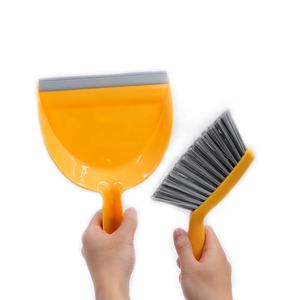 ちりとりとブラシセット家庭用プラスチックプラスチックほうきハンドル製PPちりとりpp剛毛TPRハンドルプラスチックカバーオールシーズン99 - Product Image 2