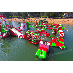 Super emocionante adultos inflable parque de agua juguete <span class=keywords><strong>gigante</strong></span> inflable isla flotante - Product Image 5