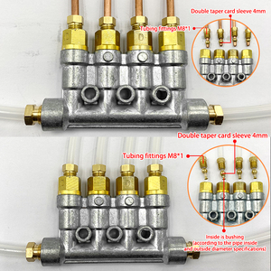 Jianhe tích dầu mỡ bôi trơn Hệ thống đo sáng thiết bị dầu mỡ phun nhà phân phối cho máy tiện/máy CNC - Product Image 5