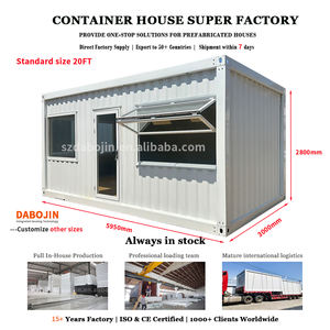 บ้านสำเร็จรูปแบบโมดูลาร์จากตู้คอนเทนเนอร์เหล็ก สำหรับโรงแรม วิลล่า ร้านกาแฟ พร้อมครัวและห้องน้ำแบบขยายได้ วัสดุแผ่นแซนวิช - Product Image 2