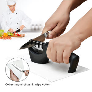 Nd-063 Kitchen <b>Knife</b> Sharpener Stainless Steel Multi Grit Manual Sharpening <b>Tool</b> For Household Use - Product Image 2