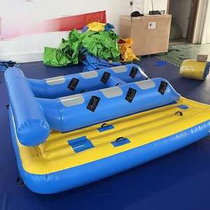 Bateau gonflable en PVC épais, type « banane aquatique », pour la navigation en mer, le surf, le « poisson volant » disco, les jouets de remorquage, la moto aquatique, le bateau rapide - Product Image 6
