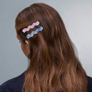 Pinces à cheveux ondulées en acétate de style coréen faites à la main pour femmes, imprimé écaille de tortue et léopard, accessoires de fête pour franges et cheveux latéraux, emballage carton - Product Image 3