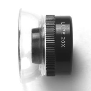 BIJIA 20x portatile portatile ad alta definizione lente ottica lente lente cilindrica plastica di valutazione di vetro - Product Image 4
