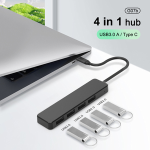 Hub USB 2.0 en Oferta, Multifuncional 4 en 1, Estación de Conexión Tipo C, Hub USB-C de 4 Puertos para Computadora Portátil y PC, en Stock - Product Image 2