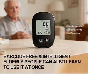 Moniteur <span class=keywords><strong>de</strong></span> glycémie à code gratuit, lecteur <span class=keywords><strong>de</strong></span> glycémie portable avec mémoire <span class=keywords><strong>de</strong></span> groupes, bandelettes <span class=keywords><strong>de</strong></span> test et lancettes pour <span class=keywords><strong>le</strong></span> suivi du diabète à domicile - Product Image 2