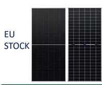 Module photovoltaïque JA SOLAR JAM54D40/LR de nouvelle génération, type N, demi-cellules, tout noir, double vitrage, 182 mm, efficacité 23,5 %