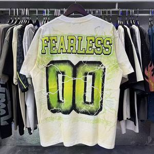 เสื้อยืดแขนสั้นทรงหลวม คอกลม สไตล์ฮิปสเตอร์ ลายปั๊มร้อน สำหรับผู้ชายและผู้หญิง - Product Image 3