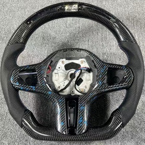 LED-Lenkrad passend für BMW G20 G87 <span class=keywords><strong>M2</strong></span> G22 G26 G30 G80 M3 G32 G82 M4 F90 M5 M8 Upgrade Echtcarbon-Lenkrad - Product Image 2