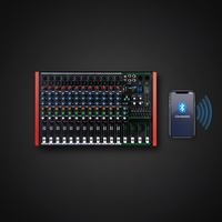 Console de mixage audio professionnelle 12 canaux, contrôleur DJ, console de mixage audio avec connexion USB/BT/MP3 pour système de sonorisation