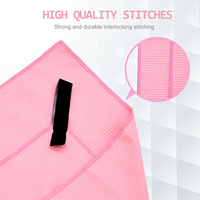 Serviettes en microfibre en gros avec logo personnalisé, antimicrobiennes, douces, absorbantes, séchage rapide, ultra-légères, pour la course et la gym