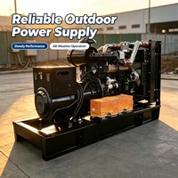 Groupe électrogène diesel SDEC 125 kVA 100 kW, usage intensif, 4 cylindres, 4,3 L, 180 A, triphasé, pour la construction, l'industrie, l'exploitation minière, les infrastructures