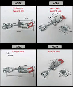 Klem Pengunci Lepas Cepat GH-4002 dengan Gesper 150Kg 330Lbs Klem Pengunci Toggle Baja untuk Laboratorium - Product Image 3