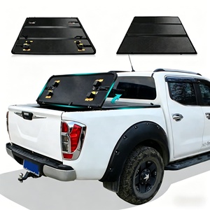Couverture de benne de camion pliable en trois parties en alliage d'aluminium robuste et très résistante (880 lb) pour pick-up de 6,1 à 6,5 pieds - Product Image 6