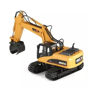 HUINA 1570 16CH RC 1:14 2,4G Ingeniería Camión sobre orugas Juguete RTR Coche Vehículo de construcción