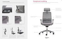Nouveau design chaise salle de réunion exécutif invité visiteur conférence bureau chaise en maille