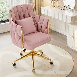 Light Luxury Modern Bedroom <b>Dressing</b> <b>Stool</b> Golden Nail Desk Chair for Home Use Makeup Chair for <b>Dressing</b> Salon Furniture - Product Image 3