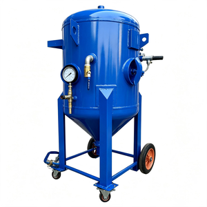 Mesin Sandblasting Kotak Tertutup Kecil untuk Finishing Permukaan <span class=keywords><strong>Matte</strong></span> Perak Emas, Pemrosesan Ornamen Paduan, Bengkel - Product Image 1
