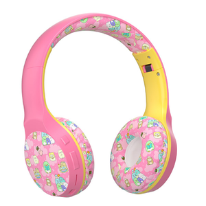 Venta caliente que brilla intensamente colorido lindo gato oreja pata LED auriculares inalámbricos niñas regalo niños Festival regalos - Product Image 1
