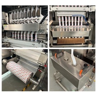 Machine d'emballage multifonctionnelle automatique pour bâtonnets de miel 5g 15g, sachets de ketchup, de protéines en poudre, de liquides, de pâtes et de sauce soja, avec scellage 3 côtés