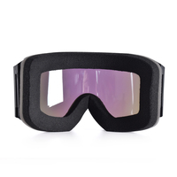 HUBO 190C Nouveau design Lunettes de ski et de snowboard à lentille magnétique pour hommes, anti-buée, protection UV, lentilles PC, ajustement personnalisé, utilisation pour motoneige