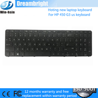 Backlit US Layout Keyboard for HP ProBook 450 G3 455 G3 470 G3 Series Laptop Replacement Keyboard New