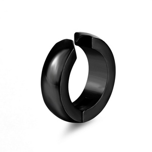 Joyería Antideslustre de Alta Calidad, Aretes de Acero Inoxidable Coloridos con Clip para Hombre - Product Image 3