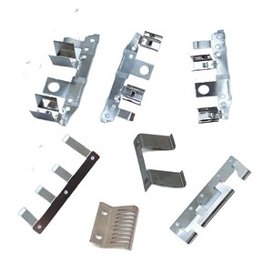 ODM tùy chỉnh lò xo tiếp xúc mảnh đạn mạ niken kim loại dập tấm phần cứng điện tử phẳng nhỏ gắn Clip lò xo - Product Image 1