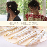 Barrettes à cheveux perlées tendance, pinces à cheveux élégantes pour femmes, accessoires capillaires pour jeunes filles