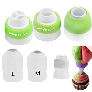 Piping Tip Converter Single Hole And Three Hole Round For <b>Cake</b> <b>Decorating</b> Birthday <b>Supplies</b> Adult And Student Use - Product Image 4