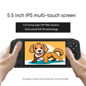 Powkiddy x28 emulatore Console di gioco portatile con interfaccia Video 5.5 pollici 3D Joystick Retro Games Player - Product Image 2