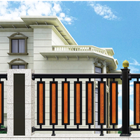 Pagar Pembatas Rumah Taman Aluminium Kustom dengan Layanan Pemodelan 3D