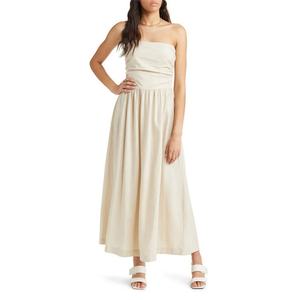 ชุดเดรสแฟชั่นใหม่สำหรับผู้หญิงชุดเดรสลำลองไม่มีสายหนังชุดเดรสปาร์ตี้ยาวหรูหราและการออกแบบสีทึบที่เรียบง่าย - Product Image 1