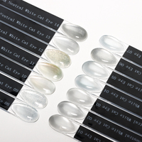 Kit de vernis gel œil de chat TPO sans HEMA 15 ml, 14 couleurs, nouveau vernis gel œil de chat magnétique neutre blanc transparent