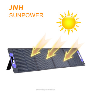 โมดูลพลังงานแสงอาทิตย์แบบโมโนคริสตัลไลน์ 100W กระจกนิรภัย กันน้ำ สำหรับใช้งานกลางแจ้ง บ้านพักแคมป์ปิ้ง - Product Image 1