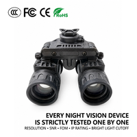 Dispositif de vision nocturne QCNV Wide FOV BNVD3150 avec tube intensificateur d'image à gain manuel Autogate Mx10160 GEN2+ FOM1600+ P43/P45