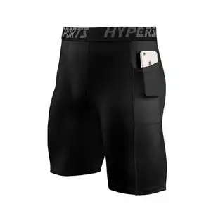 Men's Compression Shorts, Quick Dry Performance Athletic Shorts for  Basketball Gym Fitness 
