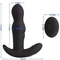 Prix de liquidation limité - Masseur de prostate rotatif à télécommande - Vibrateur anal - Stimulation à 360 degrés - Jouet sexuel pour la masturbation
