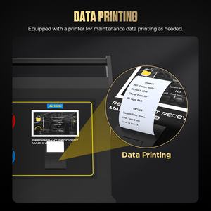 Autool Factory 220V 110V Auto kältemittel Laden R134a Rückgewinnung sfüll maschine Doppel zylinder - Product Image 5