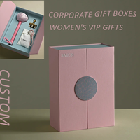 Caja de Regalo Plegable de Papel de Arte de Lujo Personalizada, Caja de Regalo de Lino con Cierre Magnético Mate, Embalaje Plegable