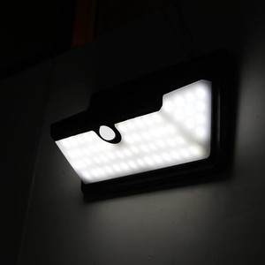 Lampe murale solaire extérieure en ABS, étanche IP65, avec détecteur de mouvement LED pour jardin, grand angle 270°, 3 modes, rechargeable - Product Image 6