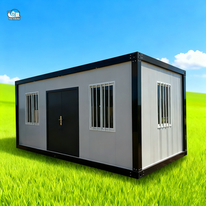 Современный 20 футов подвижная стальная конструкция коммерческий контейнерный дом жилой складной контейнер сборный дом - Product Image 1